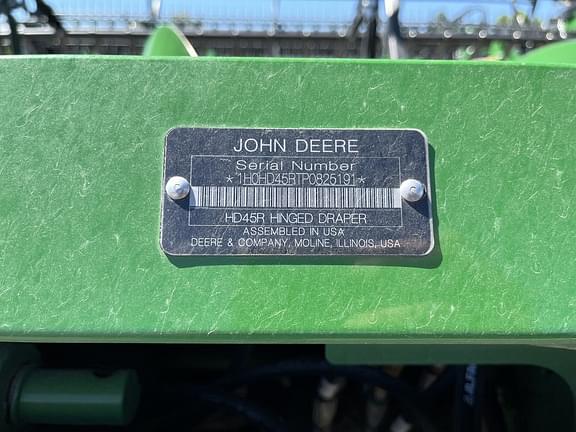 Image of John Deere HD45R equipment image 2