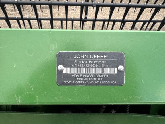 Image of John Deere HD50F equipment image 3