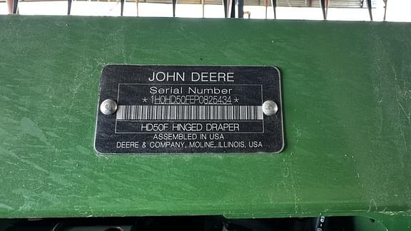 Image of John Deere HD50F equipment image 1