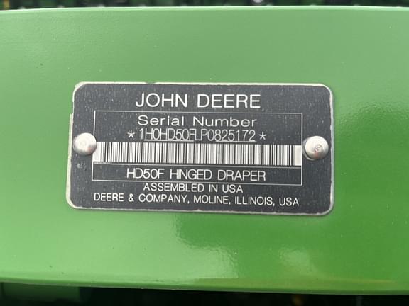 Image of John Deere HD50F equipment image 2