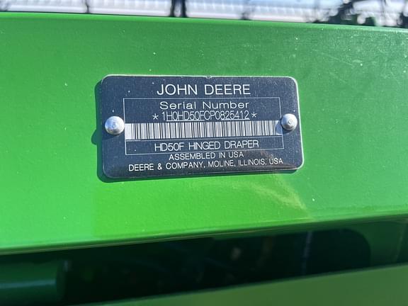 Image of John Deere HD50F equipment image 4