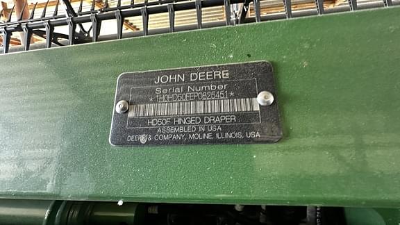 Image of John Deere HD50F equipment image 1