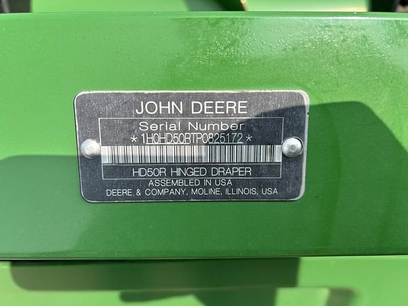 Image of John Deere HD50R equipment image 4