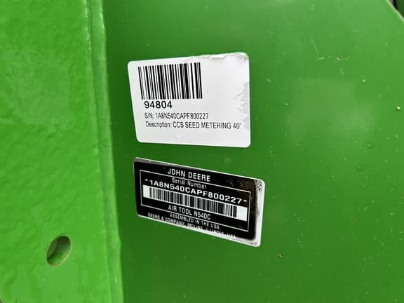 Image of John Deere N540C equipment image 2
