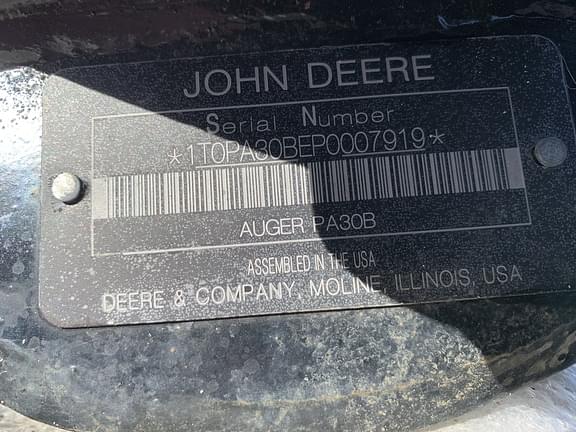 Image of John Deere PA30B equipment image 4