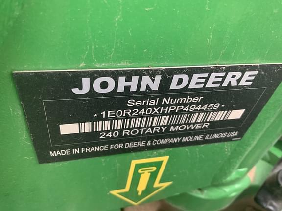 Image of John Deere R240 equipment image 1