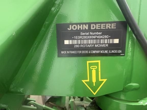 Image of John Deere R280 equipment image 4