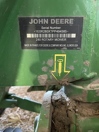 Image of John Deere R280 equipment image 1