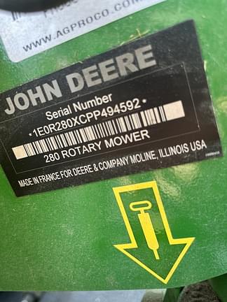 Image of John Deere R280 equipment image 4