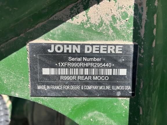 Image of John Deere R990R/F350R equipment image 2
