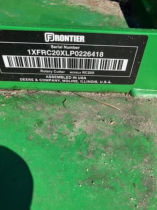 Image of John Deere RC2072 equipment image 4