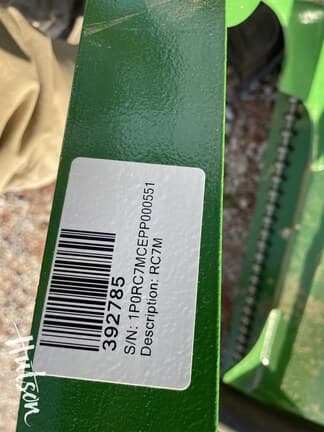 Image of John Deere RC7M equipment image 3
