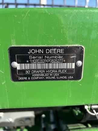 Image of John Deere RD30F equipment image 1