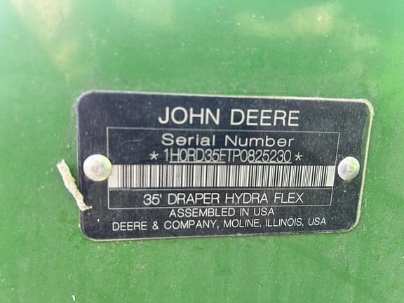 Image of John Deere RD35F equipment image 3