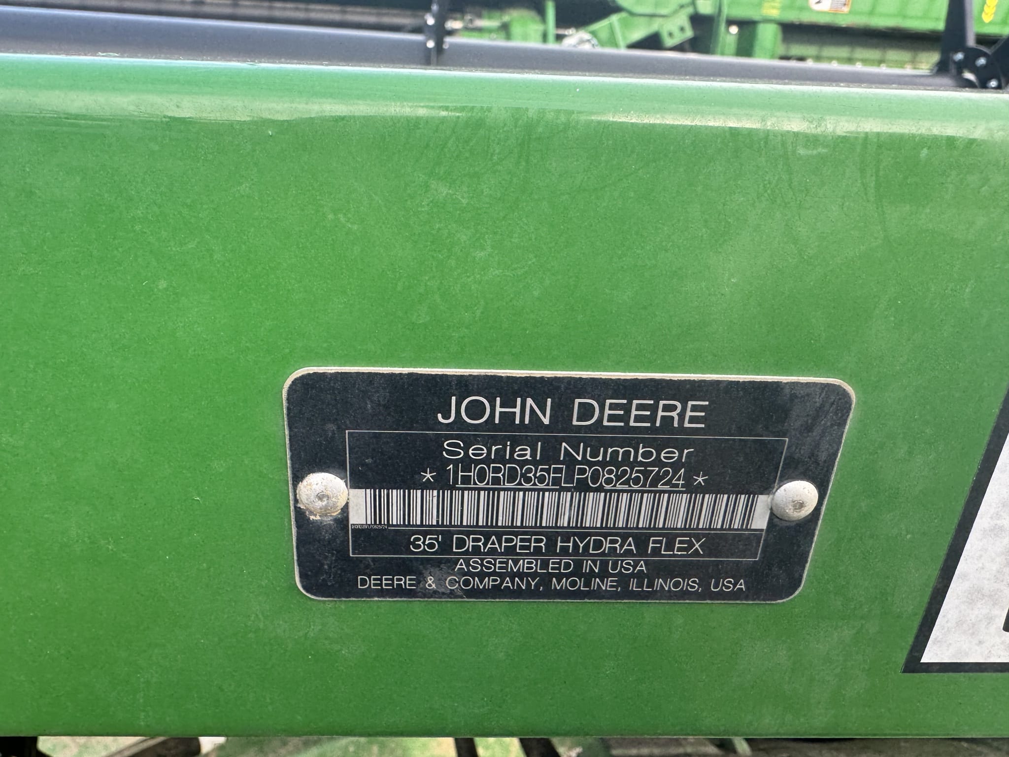 2023 John Deere RD35F Equipment Image0