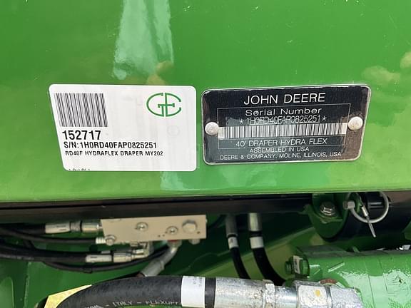 Image of John Deere RD40F equipment image 3