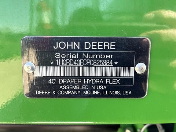 Image of John Deere RD40F equipment image 2