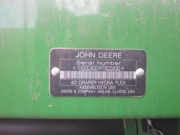 Image of John Deere RD40F equipment image 4
