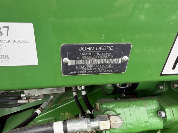 Image of John Deere RD40F equipment image 4