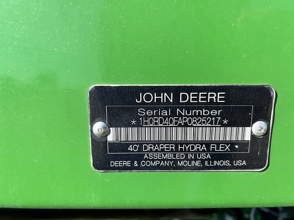 Image of John Deere RD40F equipment image 4