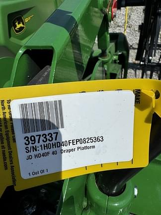 Image of John Deere HD40F equipment image 4