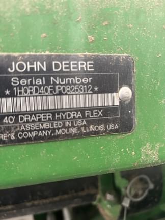 Image of John Deere RD40F equipment image 3