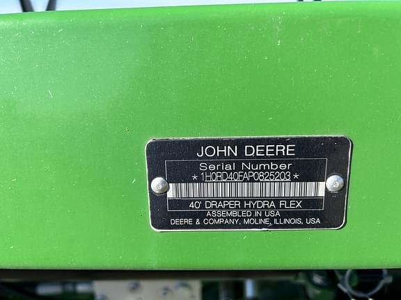 Image of John Deere RD40F equipment image 4