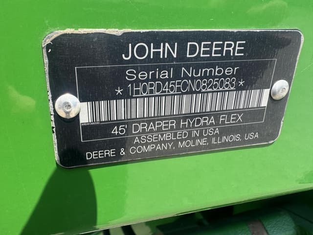 Image of John Deere RD45F equipment image 4