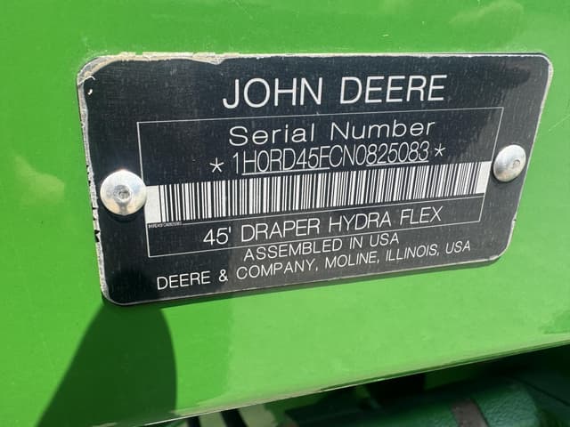 Image of John Deere RD45F equipment image 4
