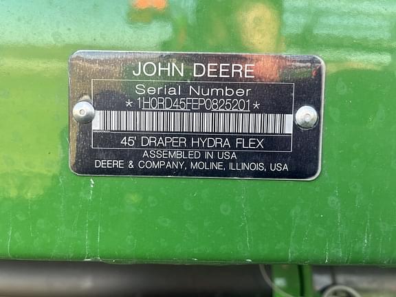 Image of John Deere RD45F equipment image 4