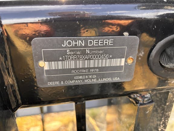 Image of John Deere RR78 equipment image 4