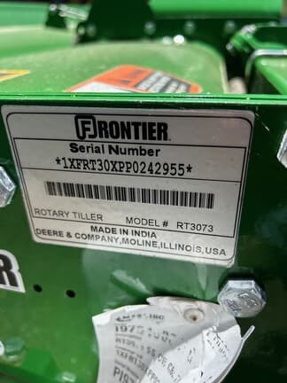 Image of Frontier RT3073 equipment image 3