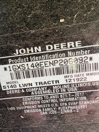 Image of John Deere S140 equipment image 4