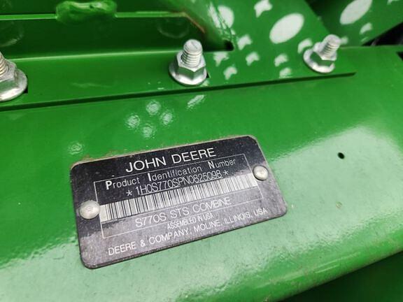 Image of John Deere S770 equipment image 4