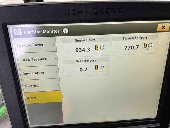 Image of John Deere S770 equipment image 1