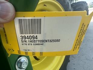 Main image John Deere S770 9