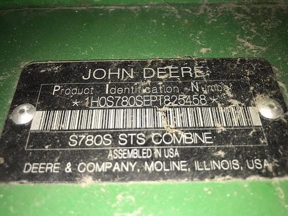 Image of John Deere S780 equipment image 3