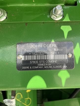 Image of John Deere S780 Primary Image