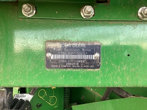 Image of John Deere S780 equipment image 3