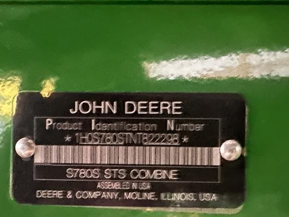 Image of John Deere S780 Primary image