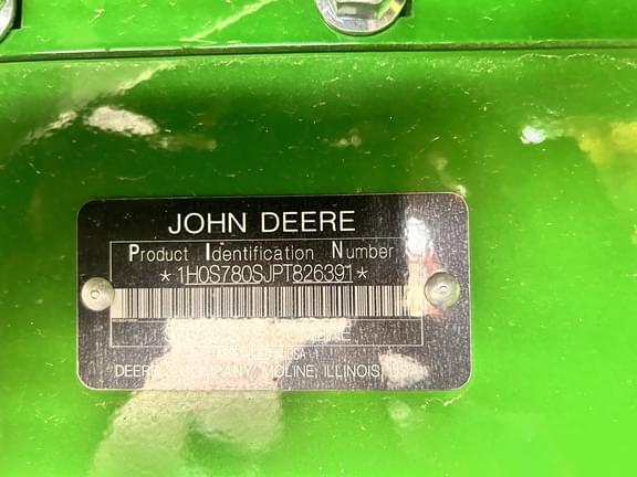 Image of John Deere S780 equipment image 1