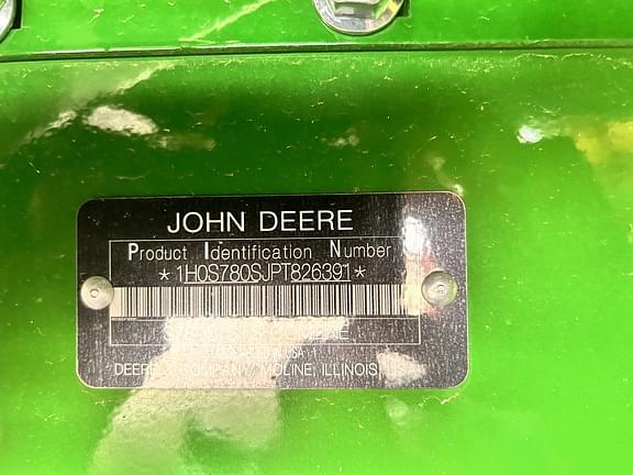 Image of John Deere S780 equipment image 1