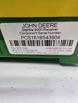 Image of John Deere StarFire 6000 equipment image 3