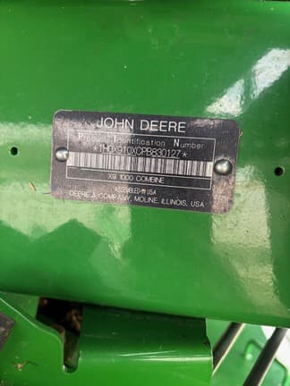 Image of John Deere X9 1000 equipment image 1