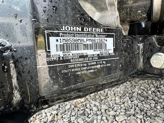 Image of John Deere XUV 590M equipment image 4