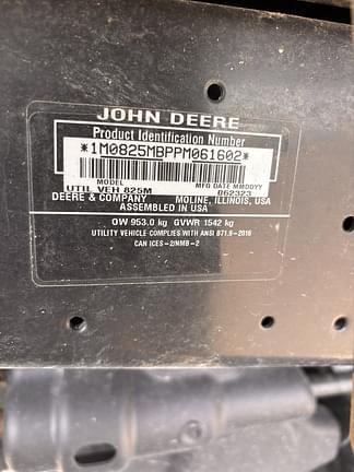 Image of John Deere XUV 825M S4 equipment image 4