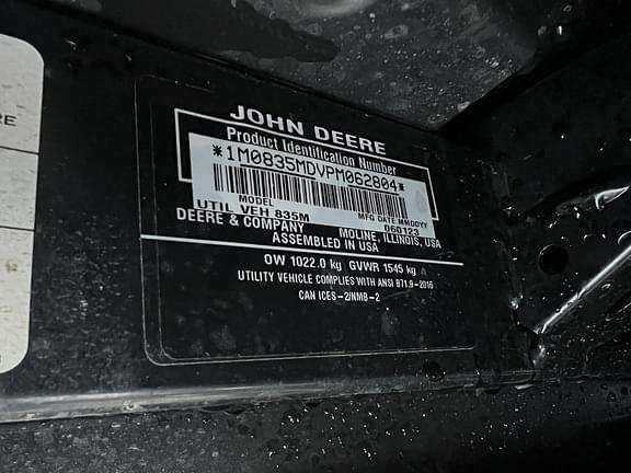 Image of John Deere XUV 835M Image 0