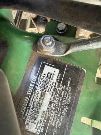 Image of John Deere Z530M equipment image 4