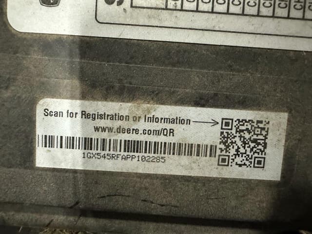 Image of John Deere Z545R equipment image 4