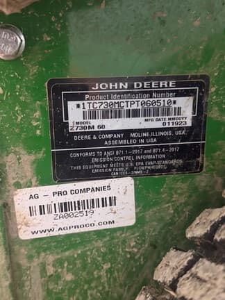 Image of John Deere Z730M equipment image 4
